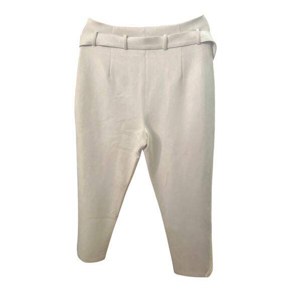 DOLCECABO FAUX LEATHER PAPER BAG PANTS SIZE XL NWT - Picture 2 of 9